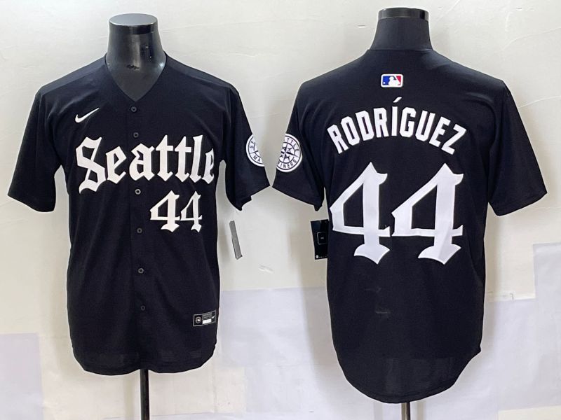 Men 2025 Seattle Mariners #44 Rodriguez Five generations Joint Name Nike MLB Jersey style 8->seattle mariners->MLB Jersey